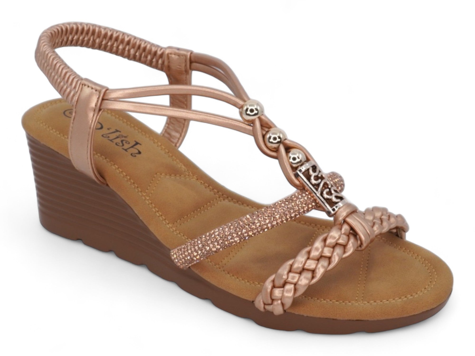 Women's Rose Gold Kiera Wedge