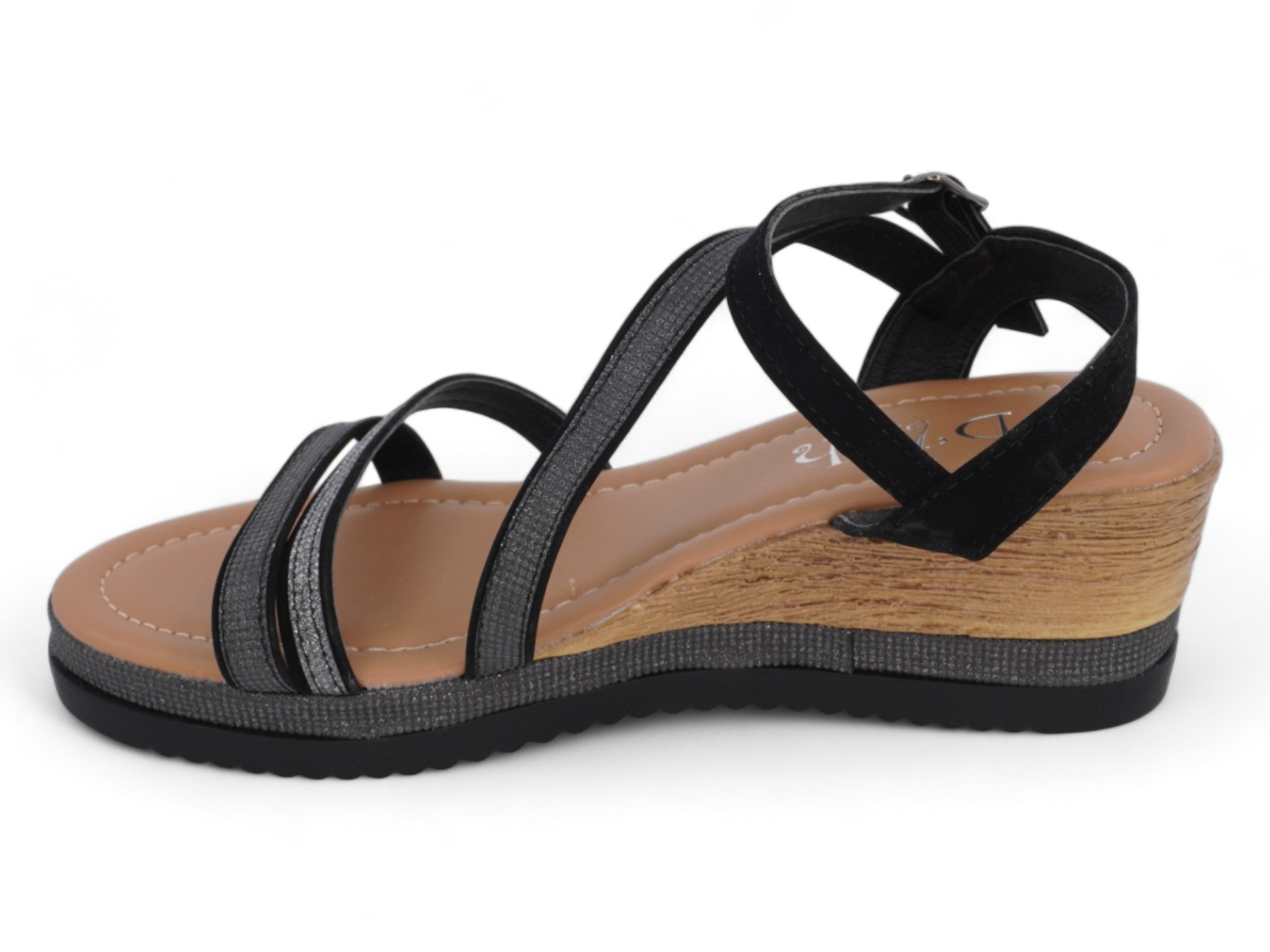 Women's Black Kali Wedge