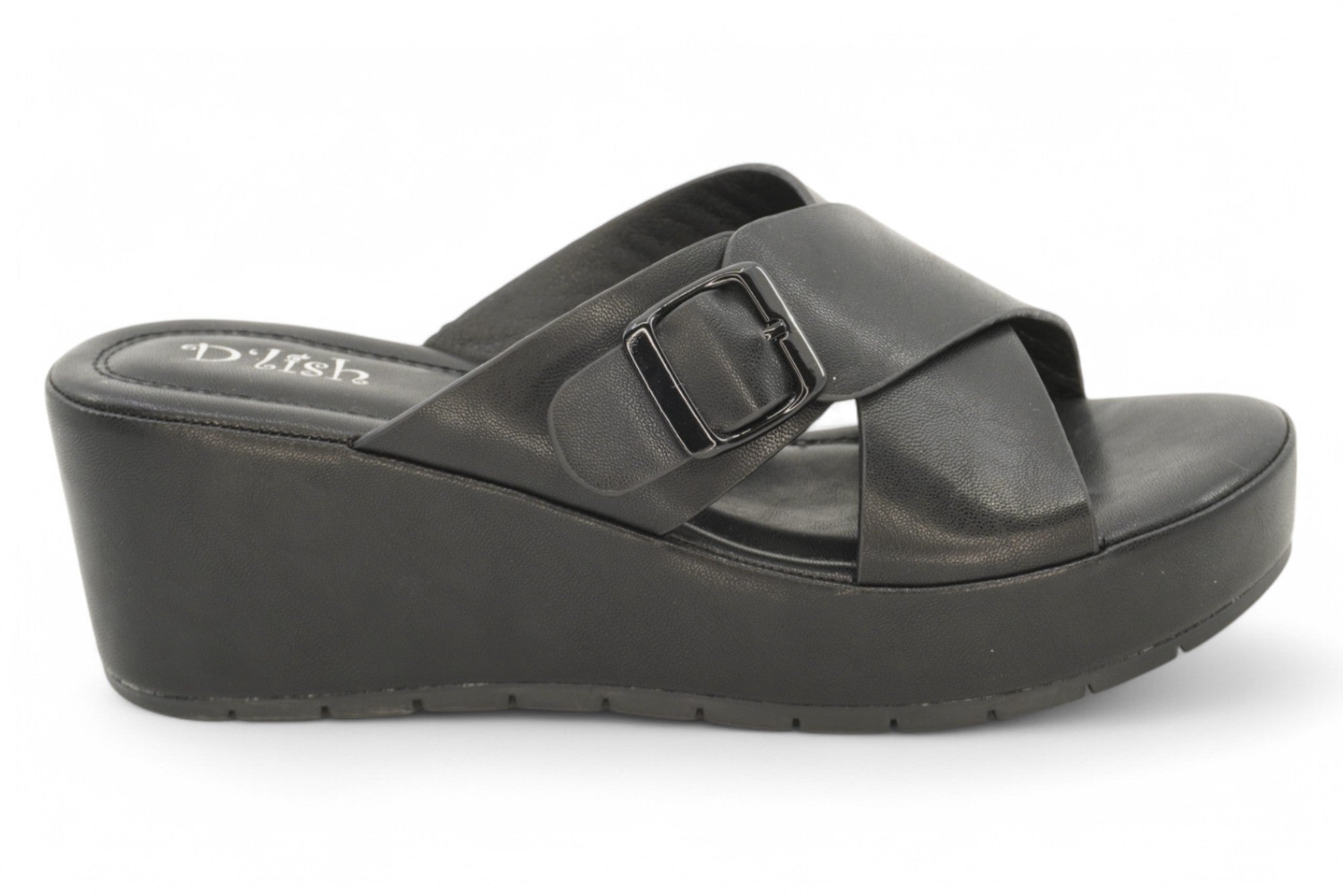 Women's Black Ruby Wedge