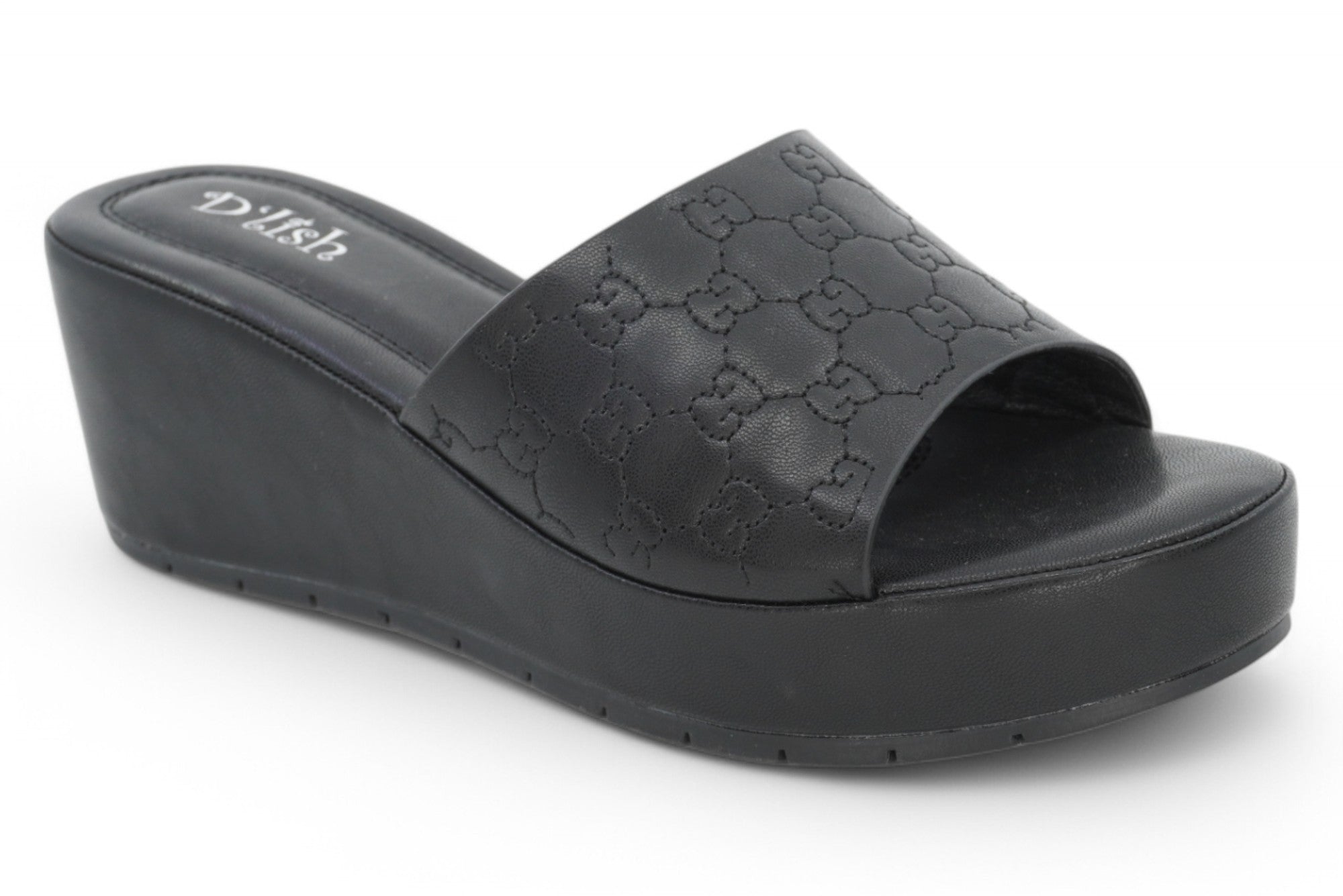 Women's Black Calandra Wedge