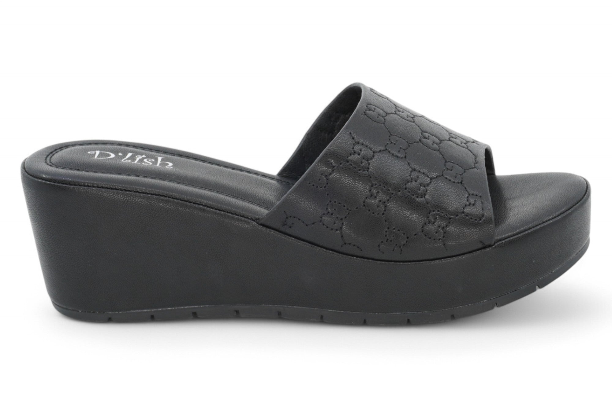 Women's Black Calandra Wedge