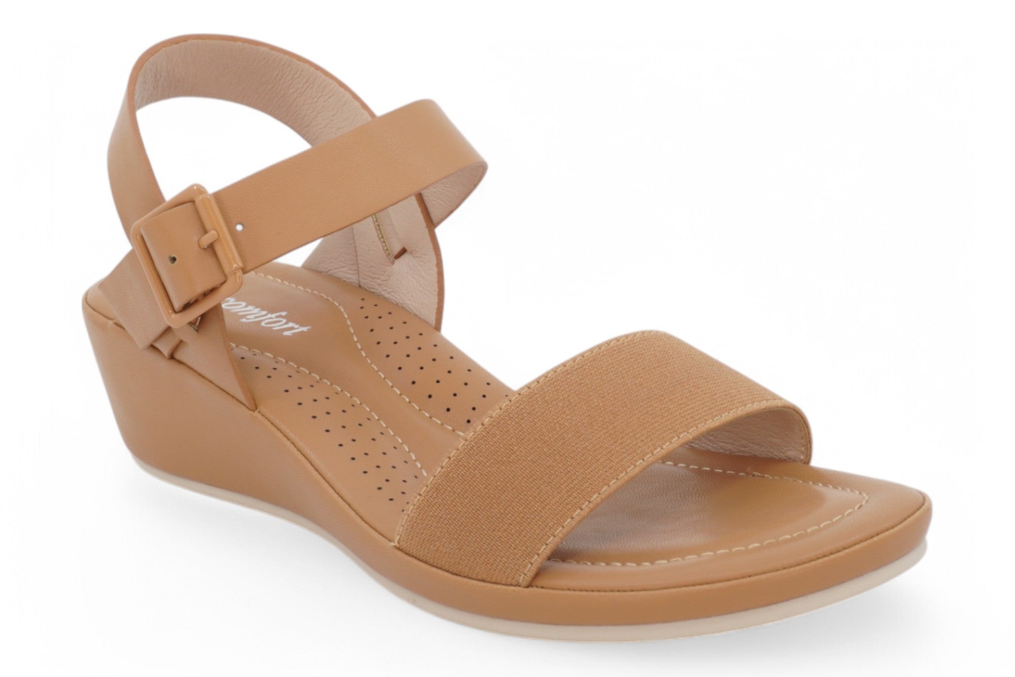 Women's Tan Brie Comfort Wedge
