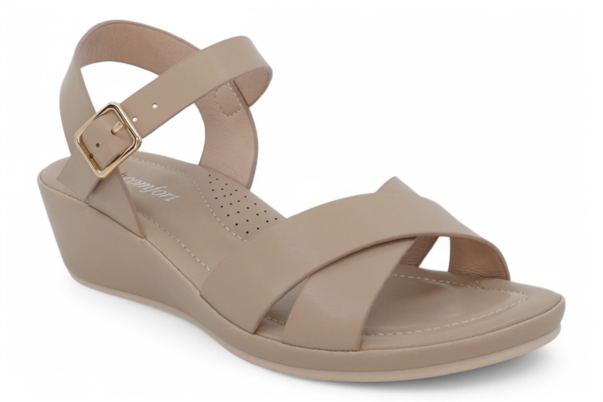 Women's Nude Pandora Wedge
