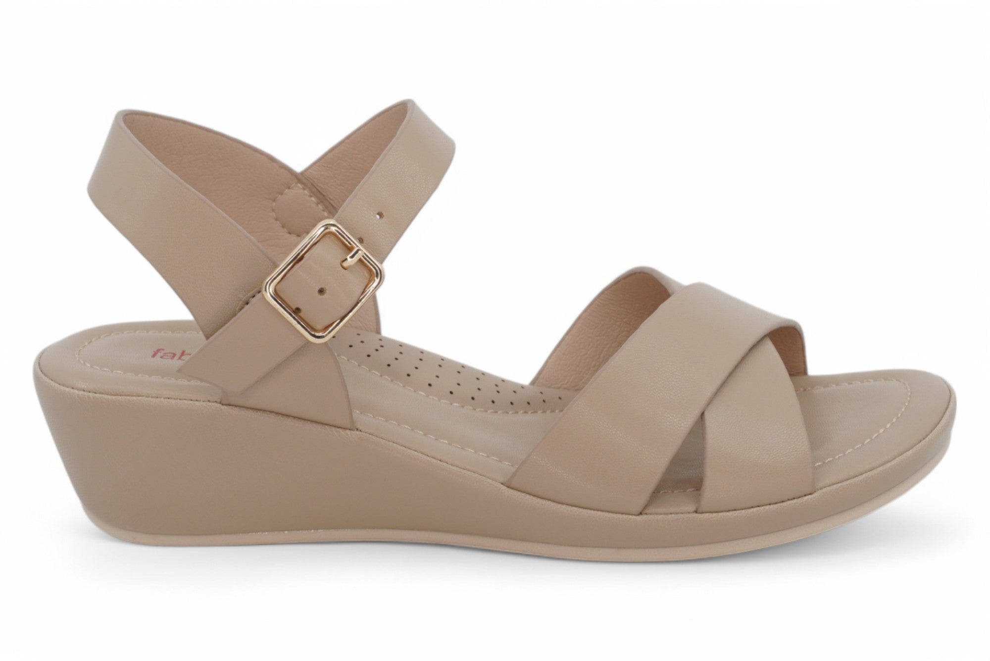 Women's Nude Pandora Wedge