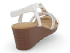 Women's White Kiara Wedge