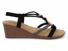 Women's Black Kiara Wedge