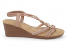 Women's Mauve Kiara Wedge