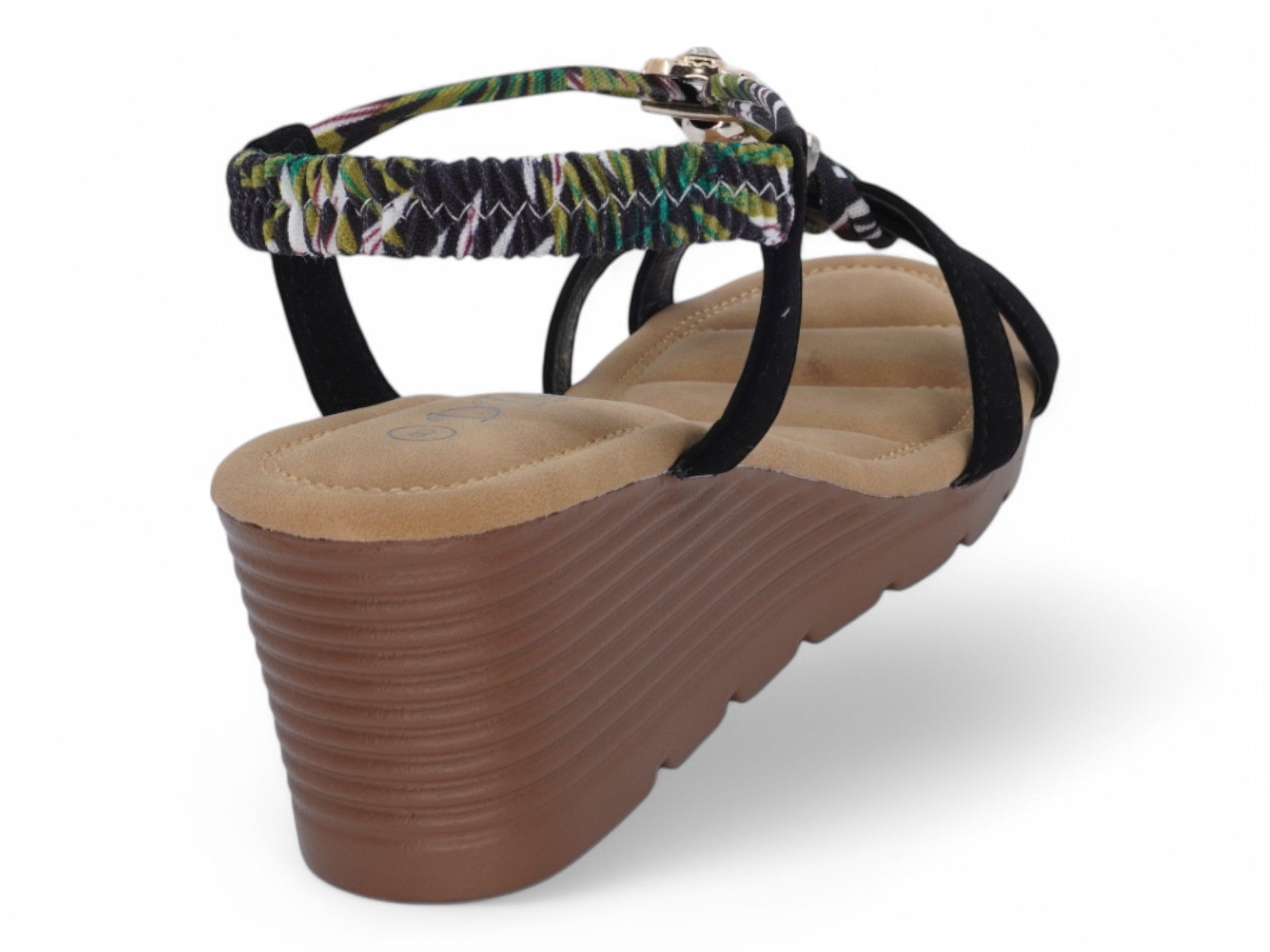 Women's Black Bahama Wedge