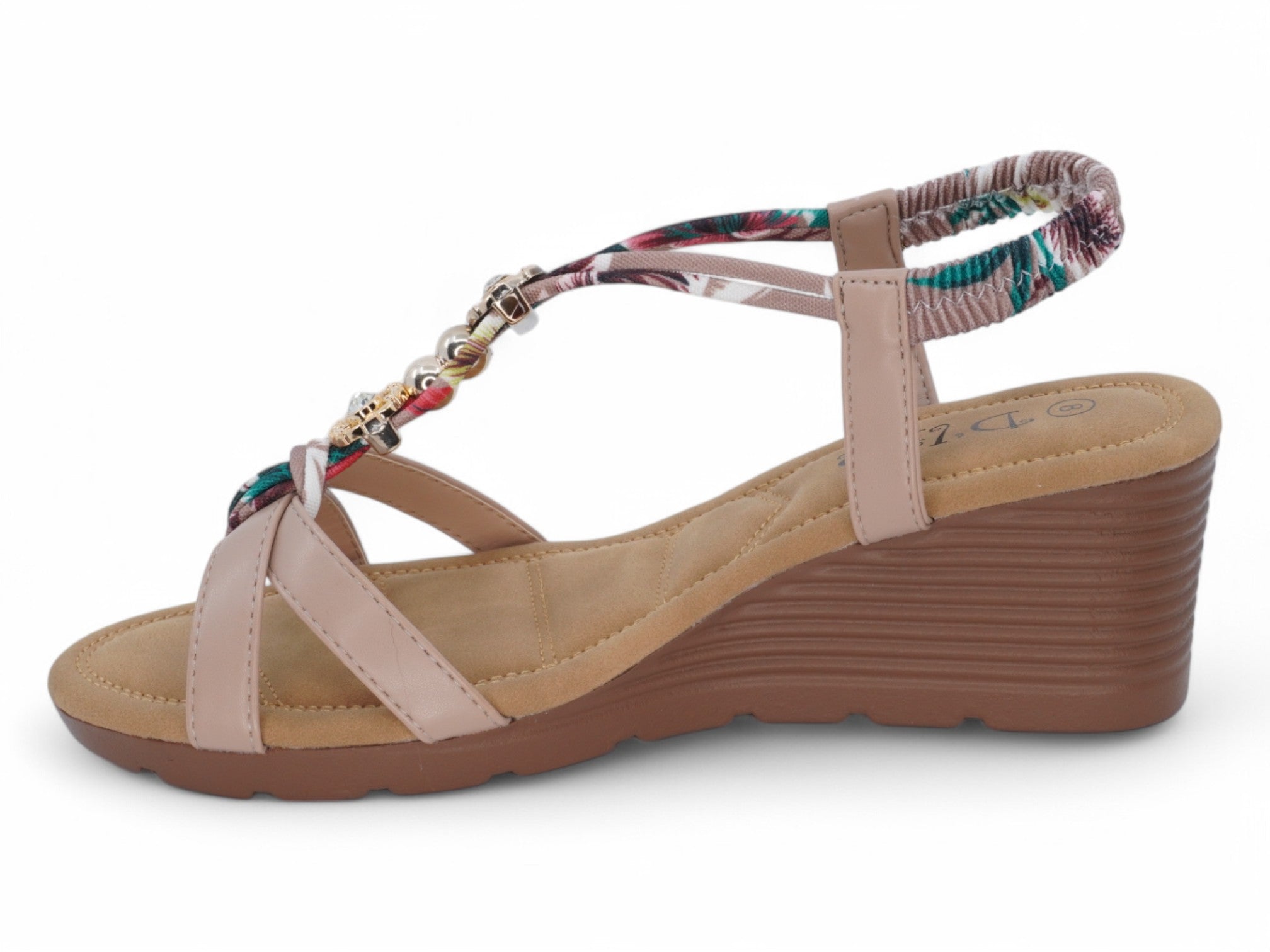 Women's Nude Bahama Wedge