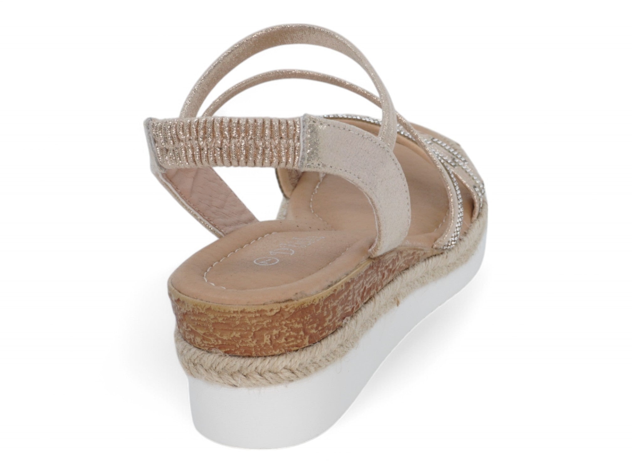 Women's Champagne Alexia Wedge