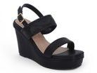 Women's Black Tori Wedge
