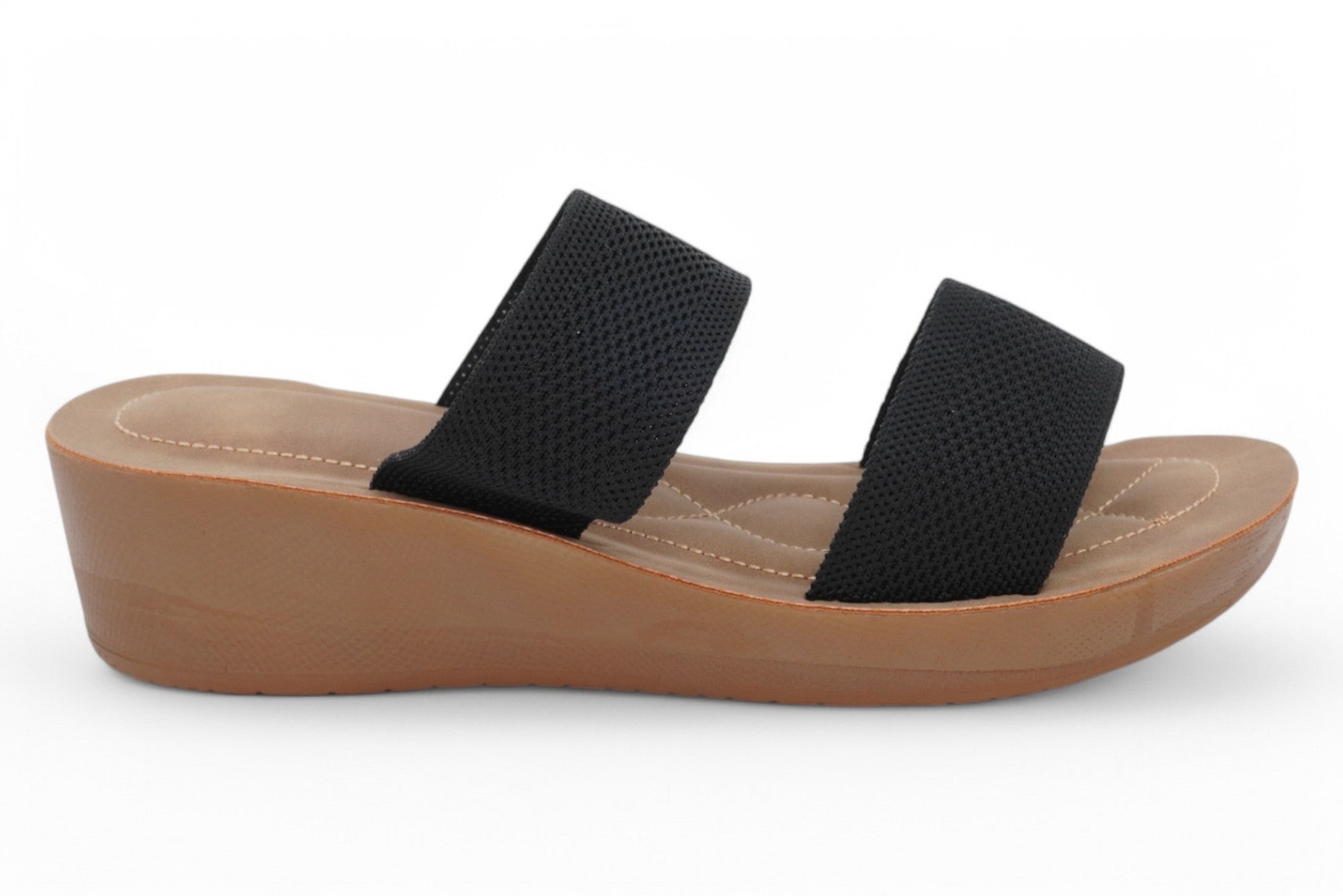 Women's Black Kaori Wedge
