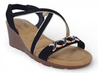 Women's Black Soraya Wedge