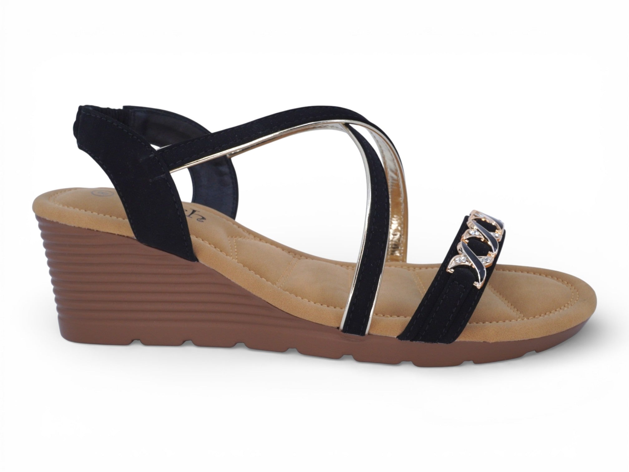 Women's Black Soraya Wedge