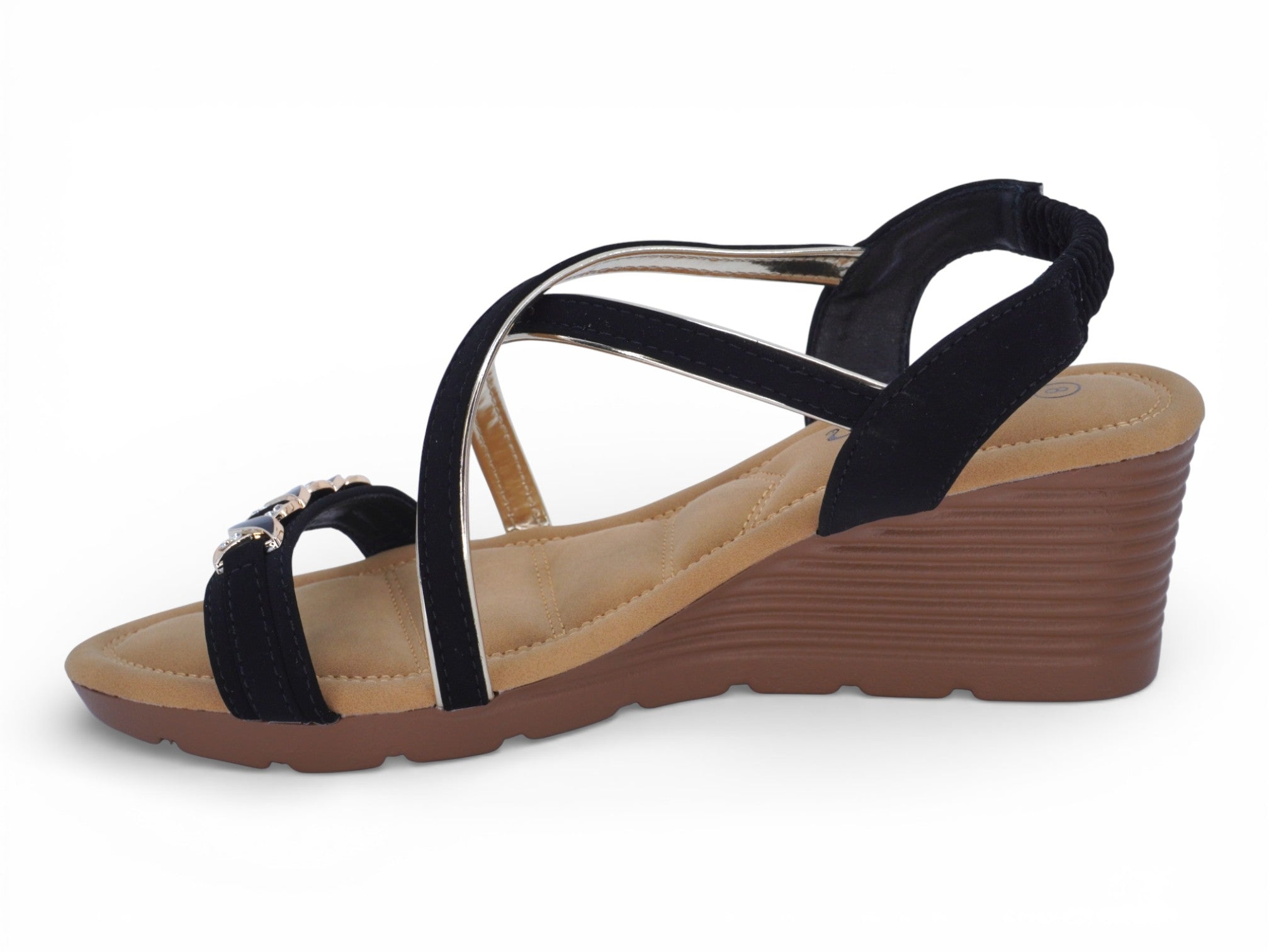 Women's Black Soraya Wedge