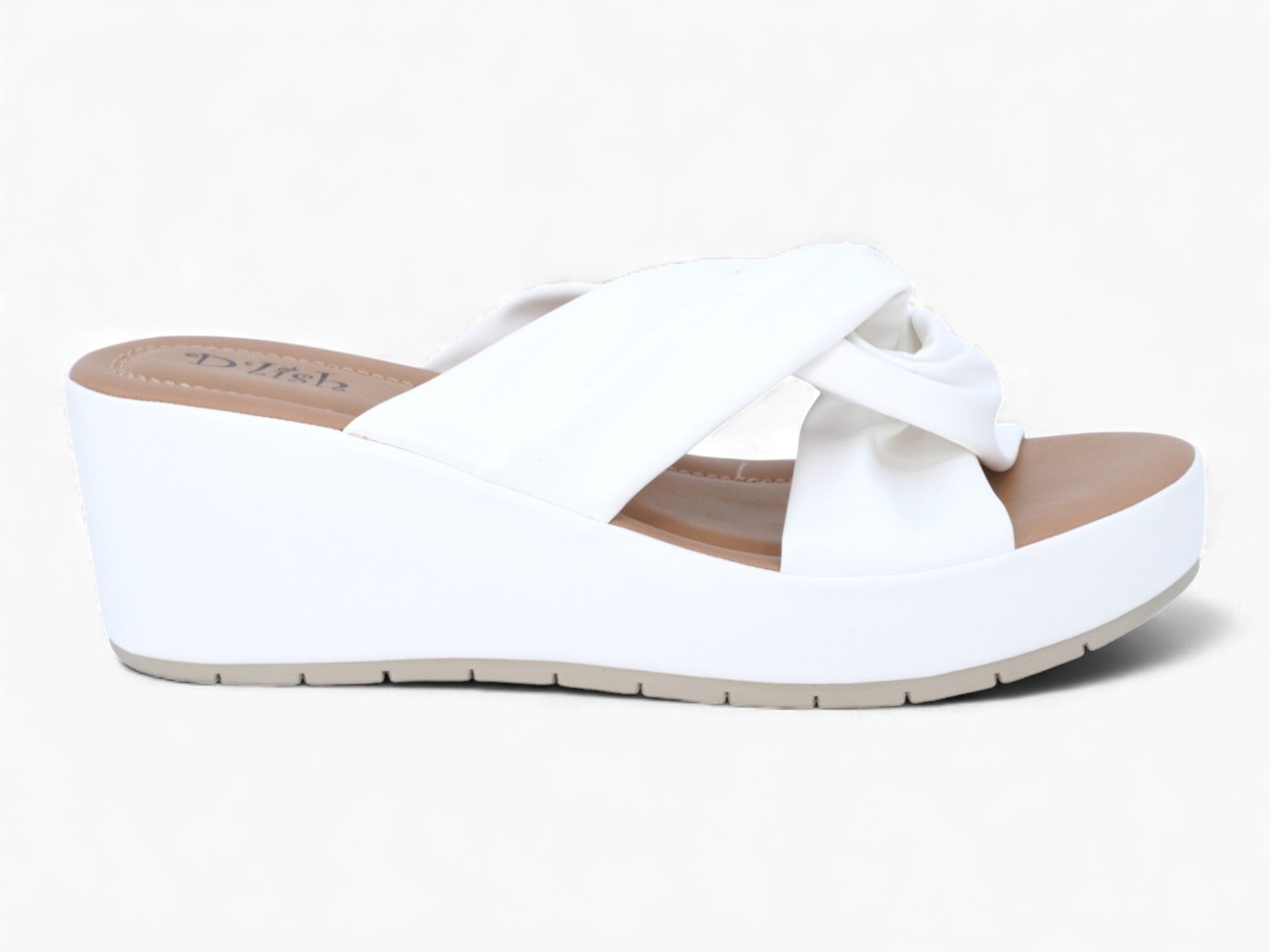 Women's White Odelia Wedge