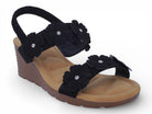Women's Black Marigold Wedge