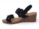 Women's Black Marigold Wedge