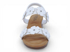 Women's White Marigold Wedge