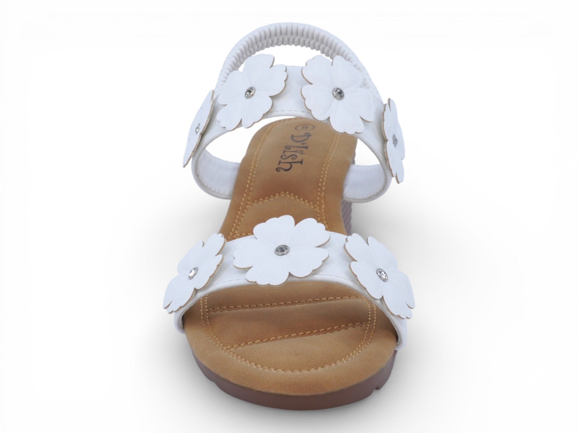 Women's White Marigold Wedge