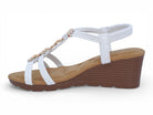 Women's White Shayla Wedge