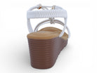 Women's White Shayla Wedge