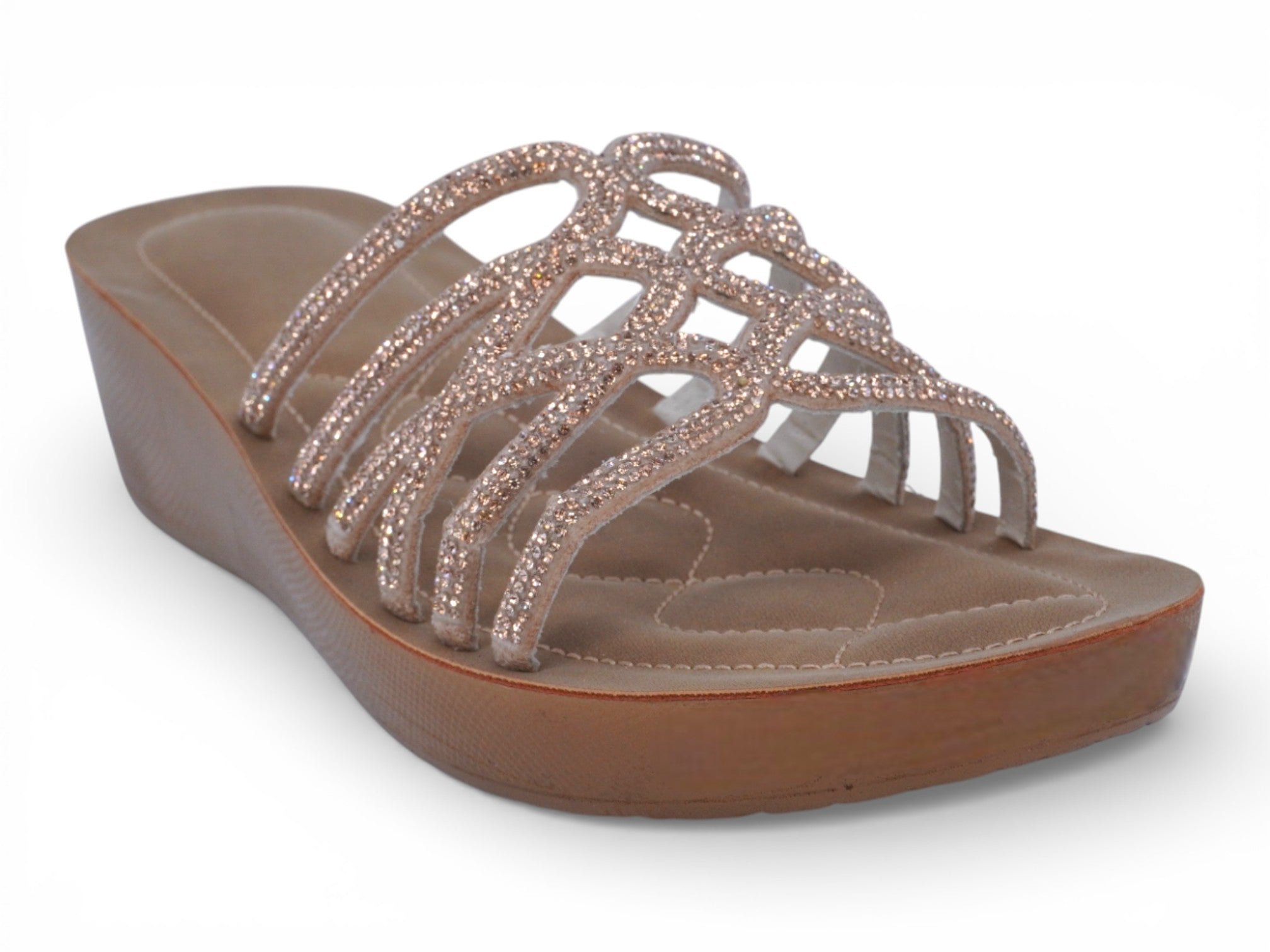 Women's Champagne Hollis Wedge
