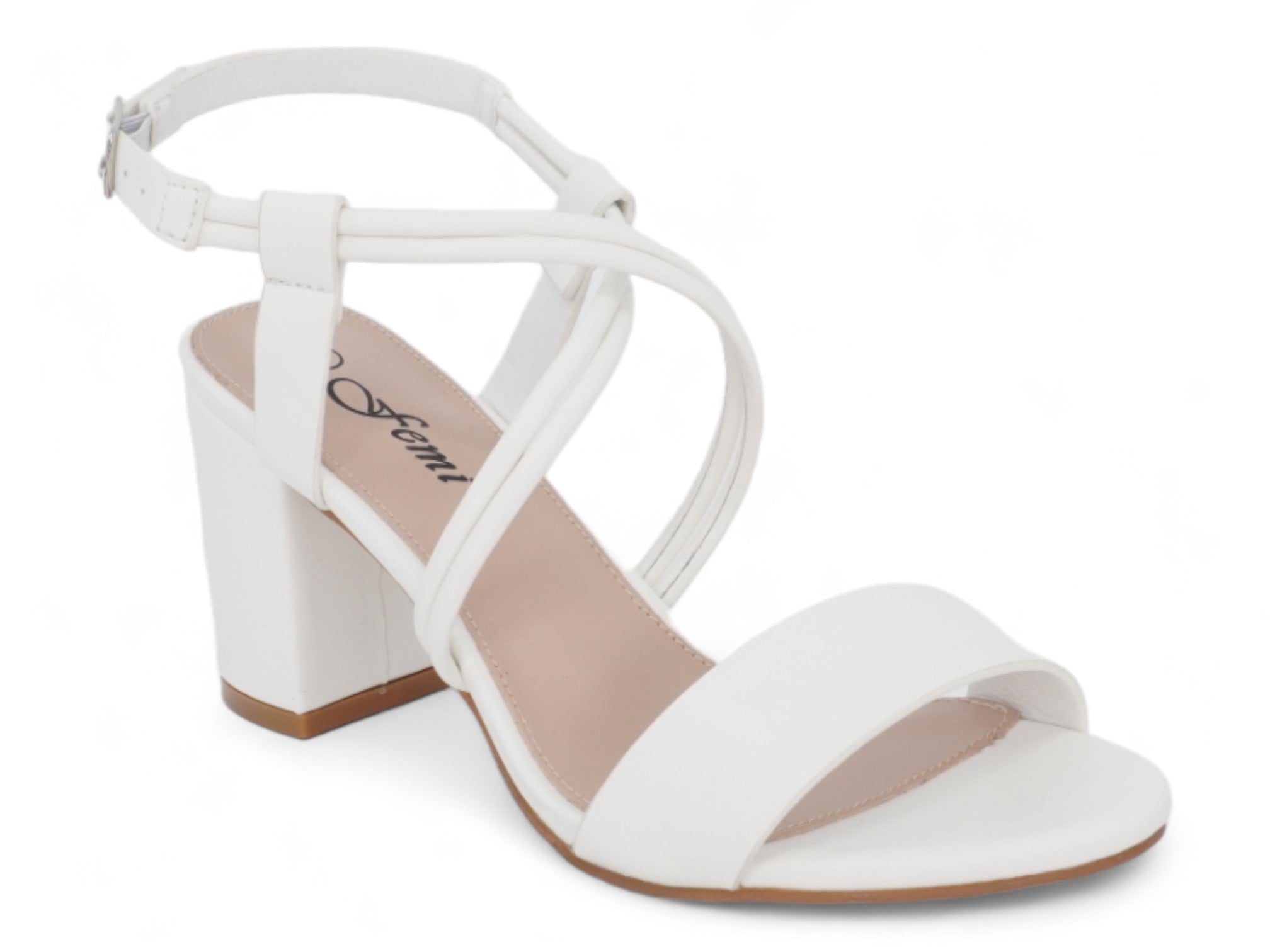 Women's White Indeera Heel