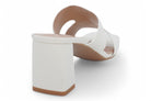 Women's White Madi Heel