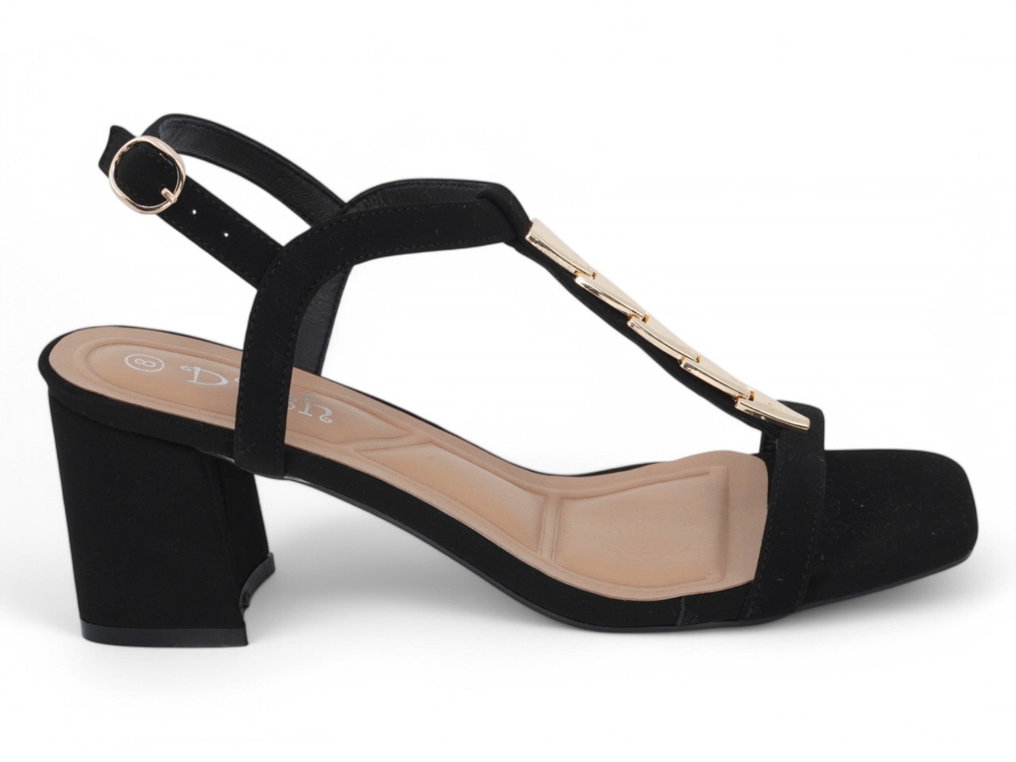 Women's Black Danielle Sandal