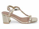 Women's Gold Danielle Sandal