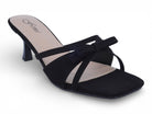 Women's Black Poppy Kitten Heel