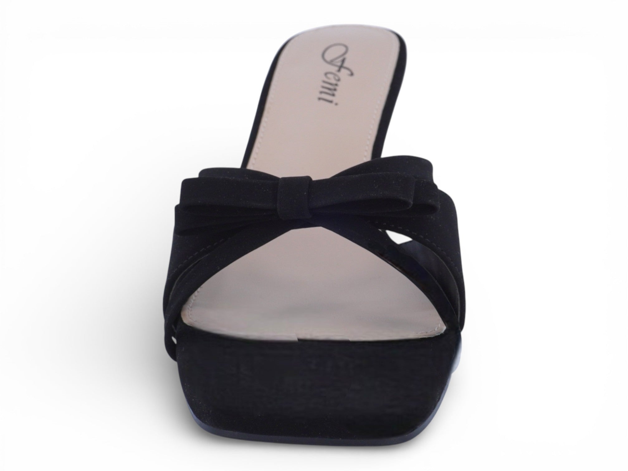 Women's Black Poppy Kitten Heel