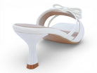 Women's White Poppy Kitten Heel