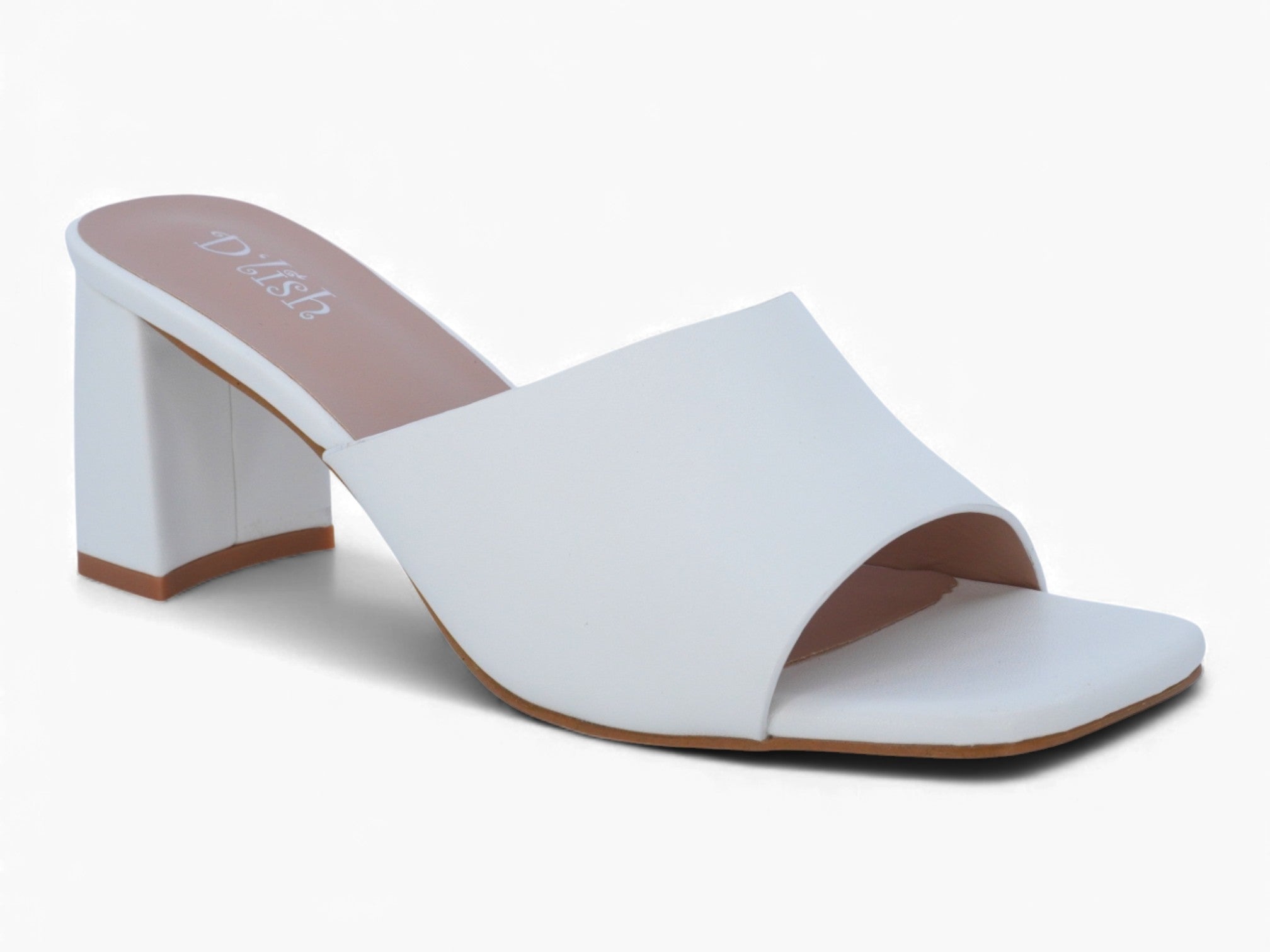 Women's White Melinda Mule