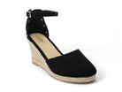 Women's Black Rylie Espadrille Wedge