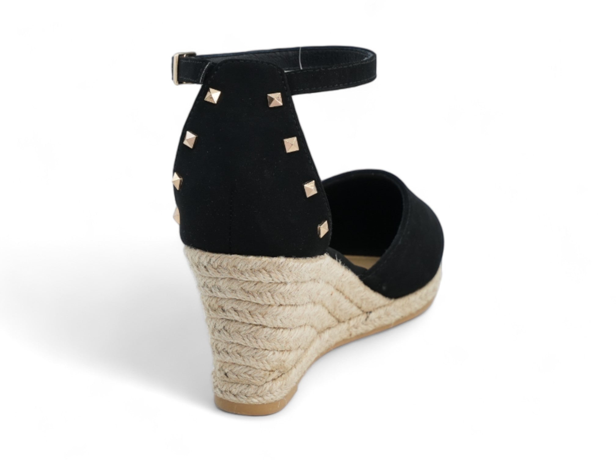 Women's Black Rylie Espadrille Wedge