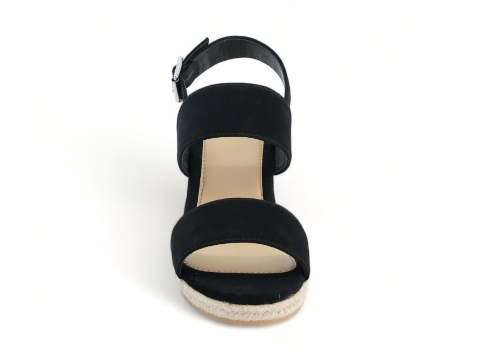 Women's Black Vicky Espadrille Wedge