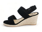 Women's Black Vicky Espadrille Wedge