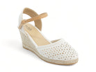 Women's Cream Kelsey Espadrille Wedge