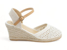 Women's Cream Kelsey Espadrille Wedge