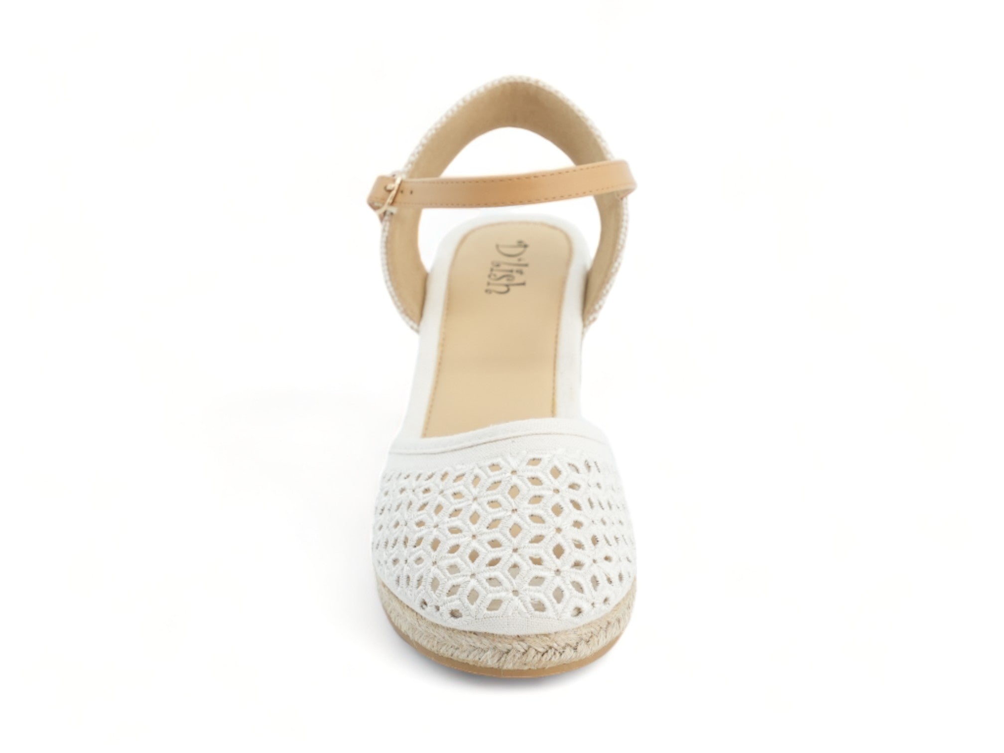 Women's Cream Kelsey Espadrille Wedge