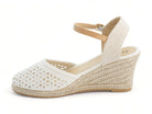 Women's Cream Kelsey Espadrille Wedge