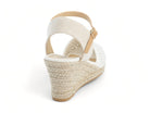 Women's Cream Kelsey Espadrille Wedge