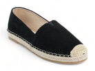Women's Black Microfiber Espadrille