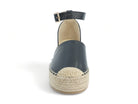 Women's Black Platform Espadrille