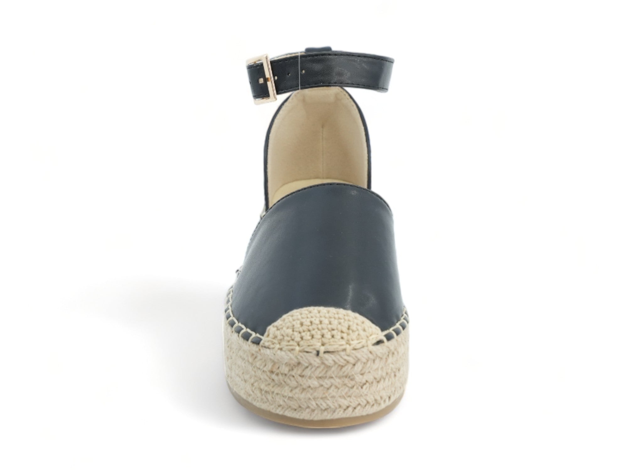 Women's Black Platform Espadrille