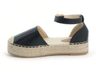 Women's Black Platform Espadrille