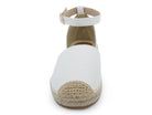Women's White Open Shank Shyla Espadrille