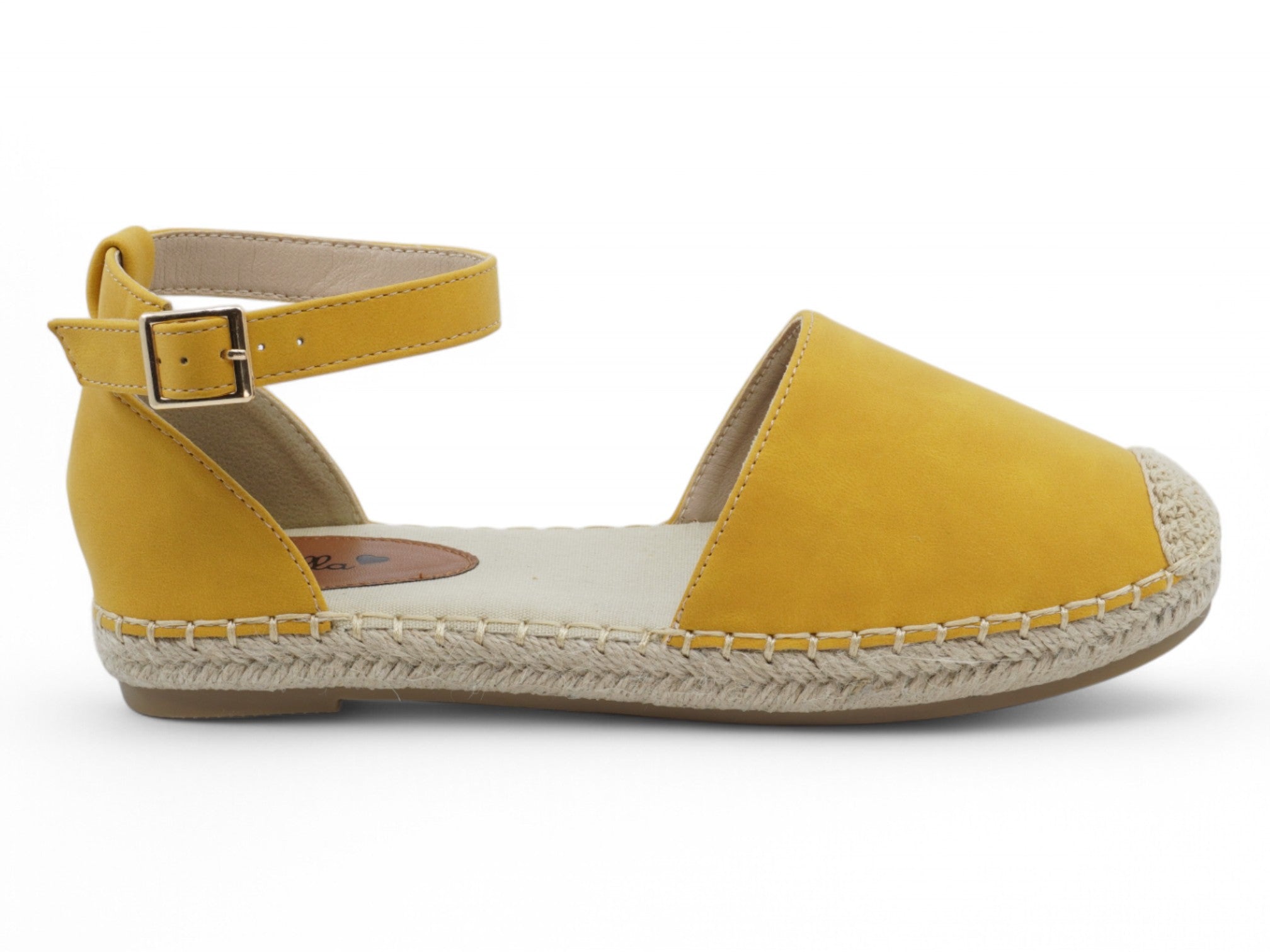 Women's Mustard Open Shank Shyla Espadrille
